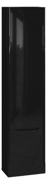 Kingsbath Carina Black 170 vysoká závěsná skříňka do koupelny Orientace: Levá