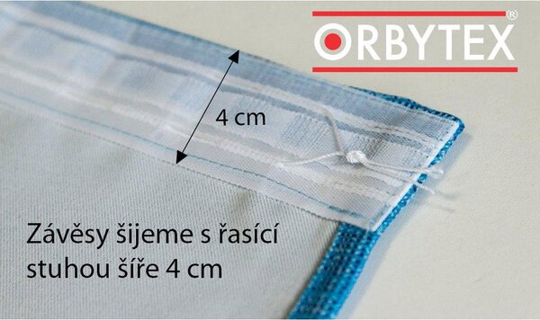 Orbytex Zatemňovací závěs hotový - uni fialový Rozměry: Š/V 145x150 (1ks), Vršek závěsu: ŘASÍCÍ STUHA