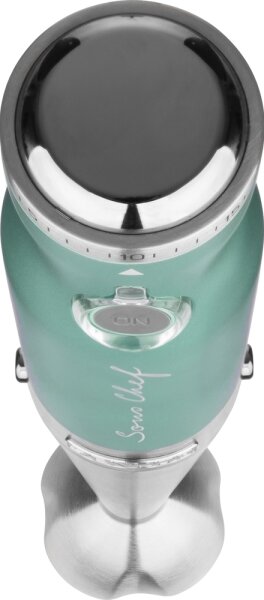 Sencor - Tyčový mixér 4v1 1200W/230V nerez/tyrkysová