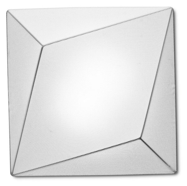 Axolight Ukiyo, stropní/nástěnné svítidlo s bílým textilním povlakem, 3xE27 max.10W, 55x55cm