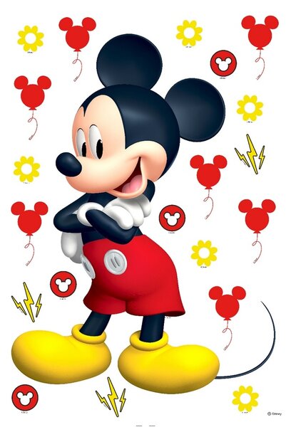 Samolepicí dekorace Mickey Mouse 42,5 x 65 cm