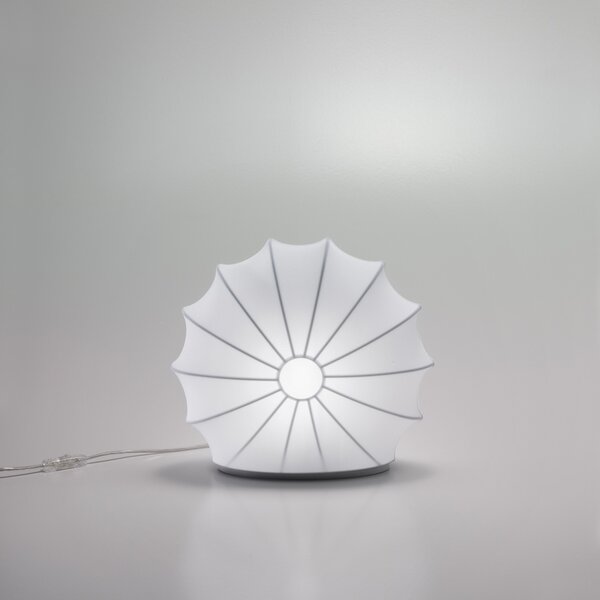 Axolight Muse, designová lampička z bílého textilu, 1xE27 42W, výška 29cm