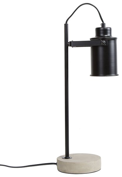 Stolní lampa MUNDAKA Nastavitelná Kov Černá