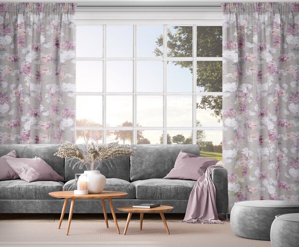 ZÁVĚS NA PÁSCE SHERRY 140X300 CM KVĚTY