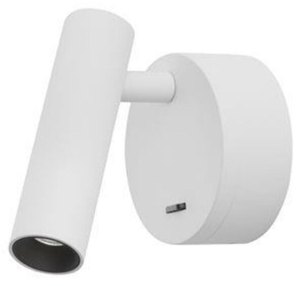 NOVA LUCE bodové svítidlo CLIP bílý hliník LED Philips 3W vypínač na těle 3000K IP20 9030201