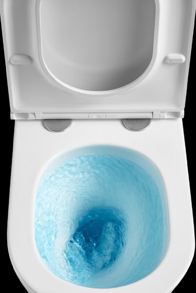 Invena Glamour, závěsná WC mísa se Swirlflush 495x365x363 mm + toaletní sedátko s pomalým zavíráním, bílá, INV-CE-92-001-L