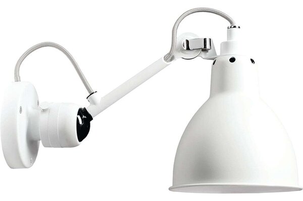 DCW - 304 Nástěnné Svítidlo White/White (No Switch)Lampe Gras - Lampemesteren