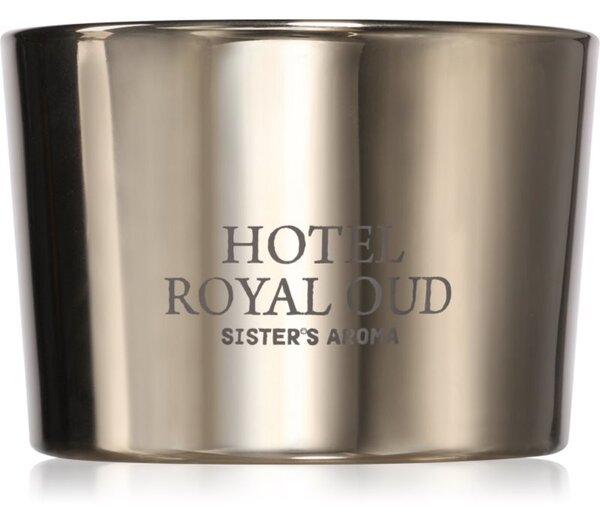Sister's Aroma Hotel Royal Oud vonná svíčka 150 g
