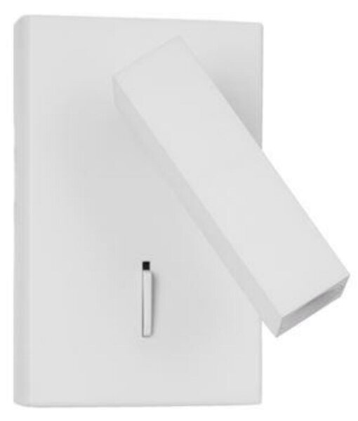 NOVA LUCE bodové svítidlo DONA bílý hliník LED Cree 3W 230V vypínač na těle 3000K IP20 9081351