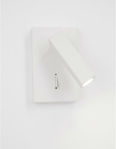 NOVA LUCE bodové svítidlo DONA bílý hliník LED Cree 3W 230V vypínač na těle 3000K IP20 9081351