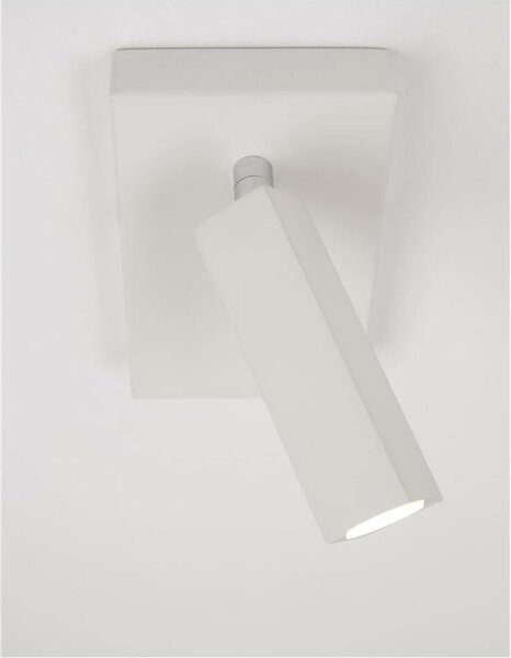 NOVA LUCE bodové svítidlo DONA bílý hliník LED Cree 3W 230V vypínač na těle 3000K IP20 9081351
