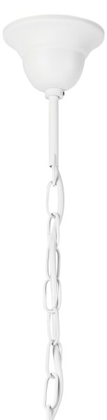 Lustr na řetězu DONATO 5xE14/40W/230V bílá
