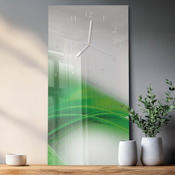 Skleněné hodiny vertikální Vzor zsppb-30x60-00079603