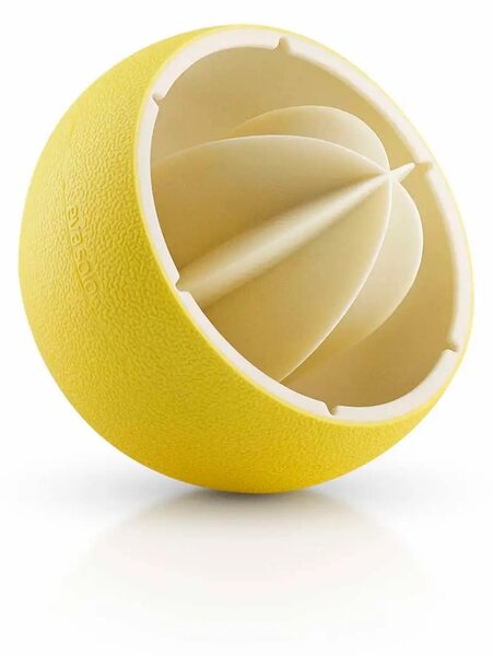 Lis na citrusy Eva Solo silikonový – ruční designový odšťavňovač na citrony a limetky ve tvaru citrónu