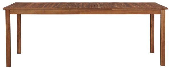 Zahradní stůl 200 x 100 x 74 cm masivní akáciové dřevo