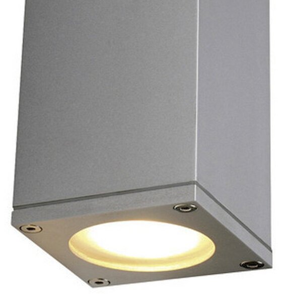 SLV 229584 Theo Out Ceiling, venkovní stropní svítidlo, 1x35W GU10, stříbrnošedá, výška 13,8cm, IP23