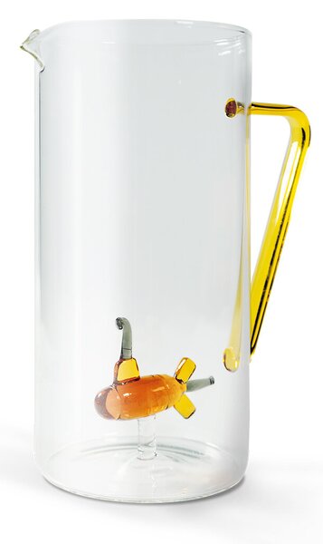 Karafa z borosilikátového skla s dekorací "Yellow Submarine" - WD Lifestyle