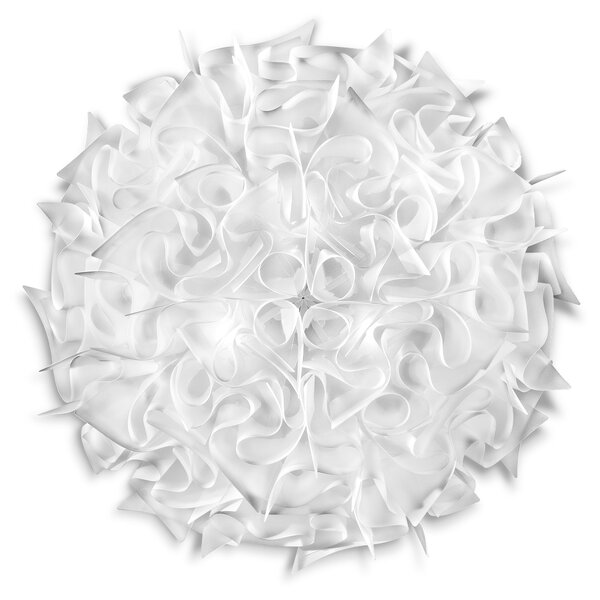 SLAMP VELCL00WHT00000000EU Veli opal large, stropní svítidlo z bílého opalflexu, 3x12W E27, prům. 78cm