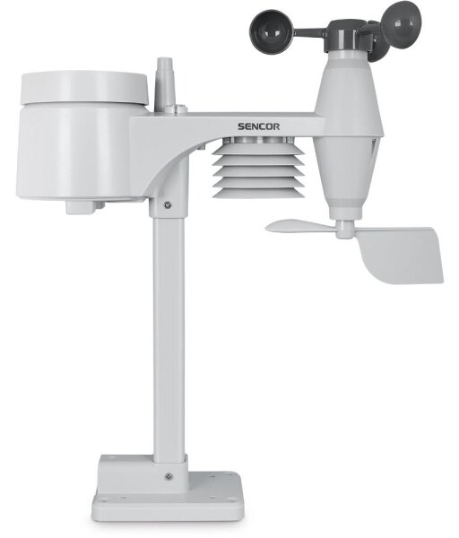 Sencor - Profesionální meteostanice s barevným LCD displejem 5V/1xCR2032
