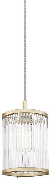 Zuma Line Luxusní závěsné křišťálové svítidlo Sergio ⌀ 15cm Barva: Matná zlatá