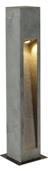 SLV 231371 Arrock Stone 75, venkovní sloupkové svítidlo z přírodního čediče, 9W LED, 3000K, výška 75cm, IP44