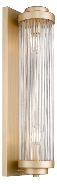 Zuma Line Luxusní nástěnné křišťálové svítidlo Sergio twist, v.57cm Barva: Matná zlatá