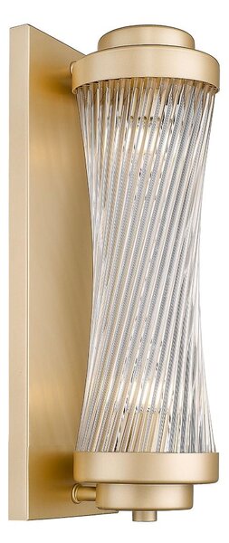Luxusní nástěnné křišťálové svítidlo Sergio Twist, v.40cm Barva: Chrom