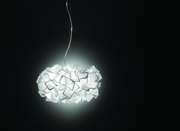 SLAMP CLISS00WHT01T00000EU Clizia Opal Medium, závěsné designové svítidlo, 2x12W E27, prům. 53cm