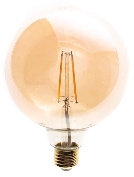 Dekorační LED žárovka E27 teplá 2700k 6w 700 lm jantarová