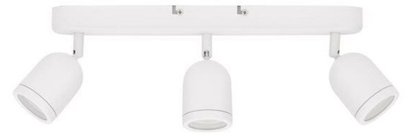 NOVA LUCE bodové svítidlo ORSON bílý kov GU10 3x10W 230V IP44 bez žárovky 9555818