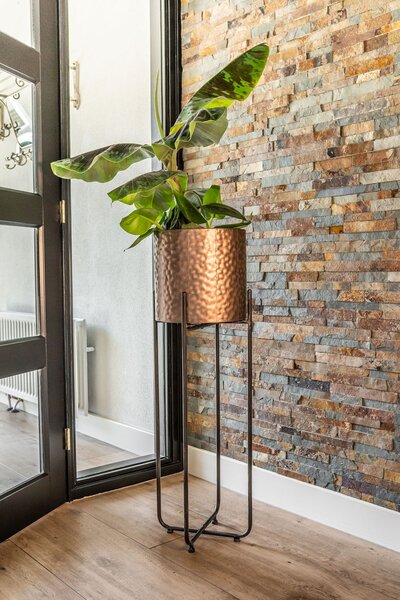 Ter Steege Sada 3 obalů na stojanu Jiro rose gold D26 H97
