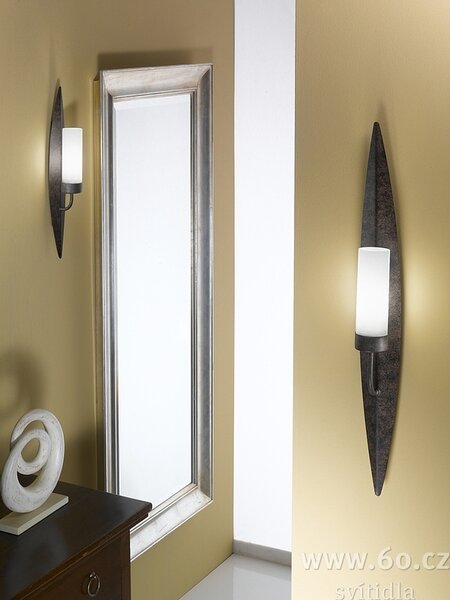 Fabas 2899-21-171 Vanity, nástěnné svítidlo, 1x60W, tmavě rezavá, 50cm