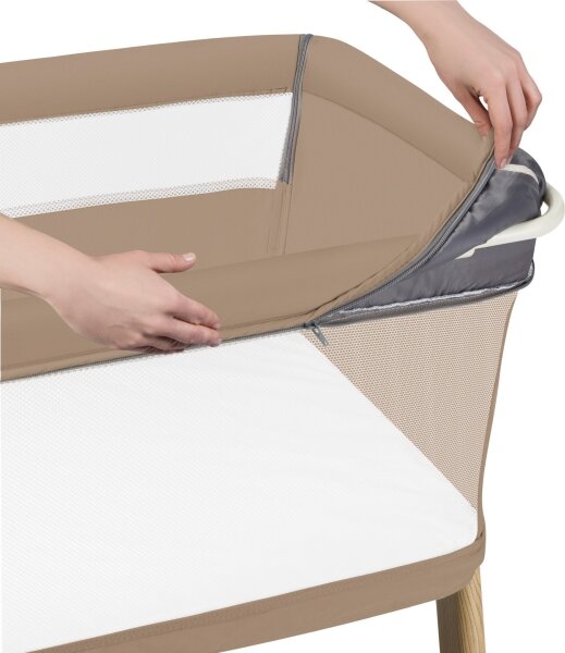 Lionelo - Dětská postýlka 5v1 THOMI PLUS Beige Carmel