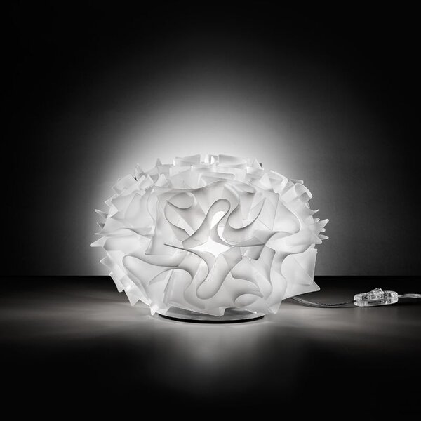SLAMP VELTS00WHT00000000EU Veli opal table, stolní lampička z bílého opalfexu, 1x6W E14, prům. 32cm