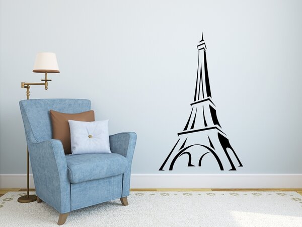 Eiffelova věž - Samolepka na zeď - 164x100cm