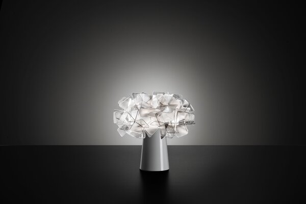 SLAMP CLITS00FUM00000000EU Clizia Fumé table, stolní designová lampička, 1x6W E14, výška 25cm