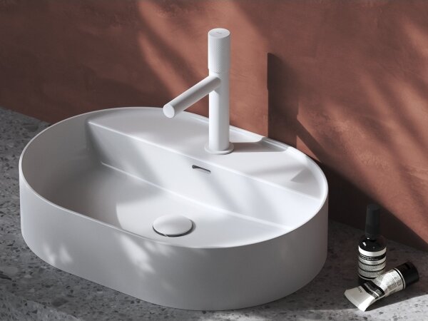 Ravak XJX01155003 - Umyvadlo na desku CERAMIC SLIM 55x40 cm keramika/bílá