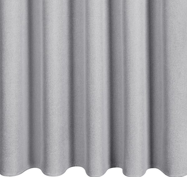 ZATEMŇOVACÍ ZÁVĚS (100%) NA PÁSCE SUZAN 135X270 CM ŠEDÁ