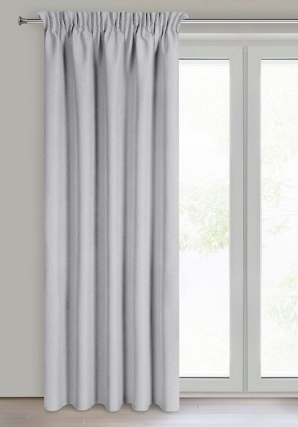 ZATEMŇOVACÍ ZÁVĚS (100%) NA PÁSCE SUZAN 135X270 CM ŠEDÁ