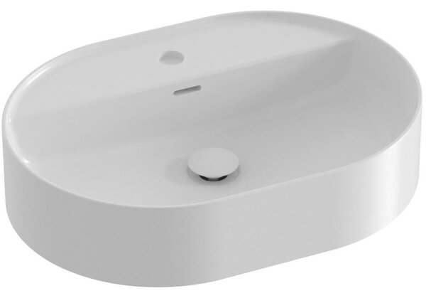 Ravak XJX01155003 - Umyvadlo na desku CERAMIC SLIM 55x40 cm keramika/bílá