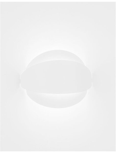NOVA LUCE nástěnné svítidlo ASTRID bílý kov a akryl LED 12W 220-240V 3000K IP20 9128312