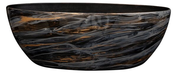 Ter Steege Obal široký Niene marble black D55x25 H20