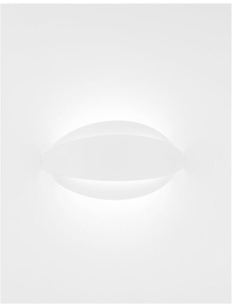 NOVA LUCE nástěnné svítidlo ASTRID bílý kov a akryl LED 20W 220-240V 3000K IP20 9128320