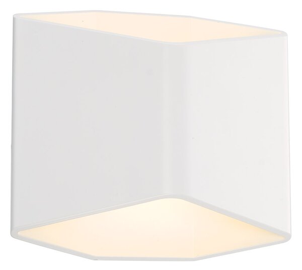 SLV 151711 Cariso, 3D nástěnné svítidlo, 7,6W LED stmívatelné, bílá, výška 14,6cm