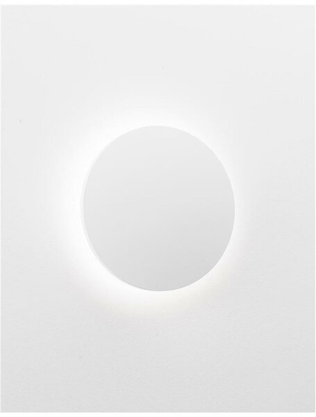 NOVA LUCE nástěnné svítidlo ASTRID bílý kov a hliník akryl LED 12W 220-240V 3000K IP20 9130512