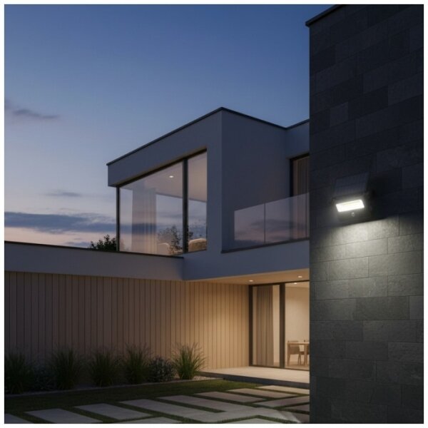 LED Solární reflektor se sen. NCS G2 LED/10W/3,7V 3000/4000/6500K IP54 1800 mAh