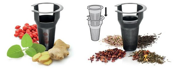 Konvice TEO s vyluhovacími sítky, Tescoma 1,7 l, 1,7 l