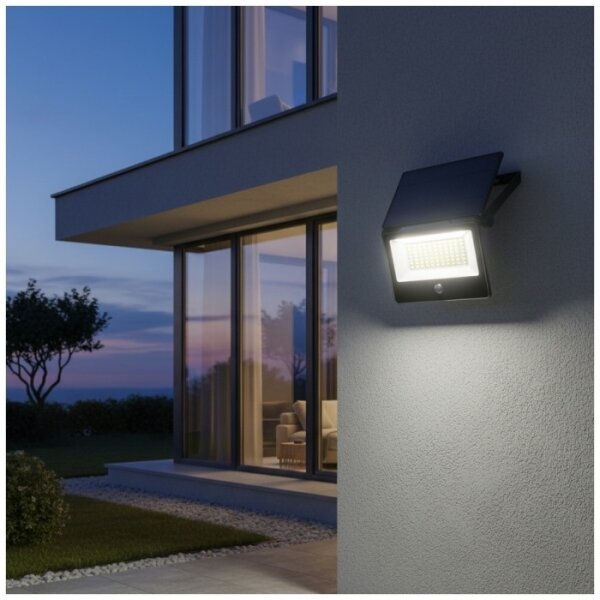 LED Solární reflektor se sen. NCS G2 LED/30W/3,7V 3000/4000/6500K IP54 5200 mAh