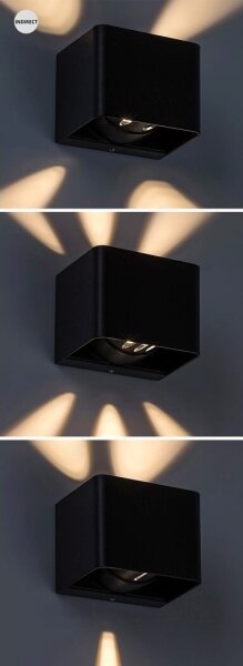 Rabalux 77168 - LED Venkovní nástěnné svítidlo HALLSTATT LED/10W/230V IP54 černá