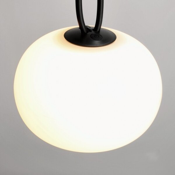 LED Stm. nabíjecí venkovní svítidlo VENEZIA LED/1,5W/5V 2500K IP54 2600mAh černá